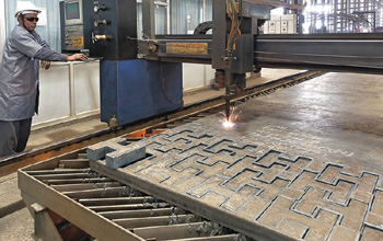 CNC OXY Cutting for Steel Plates upto 120 mm thick (2500x8000)